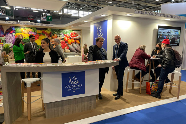 Stand Notaire de France au salon de l'agriculture 2022 - PeupladesTV agence audiovisuelle Nantes